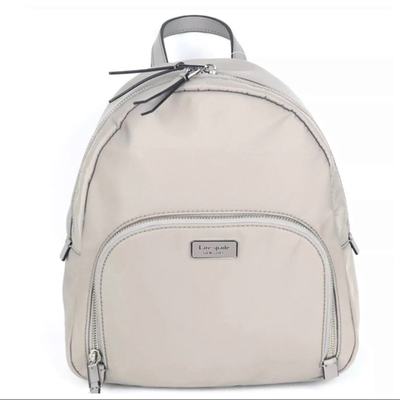 KATE SPADE Dawn Backpack soft taupe book bag